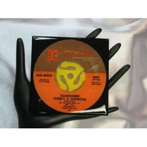  Dean Martin 45 rpm Record Drink Coaster   Somewhere There 