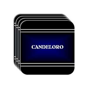  Personal Name Gift   CANDELORO Set of 4 Mini Mousepad 