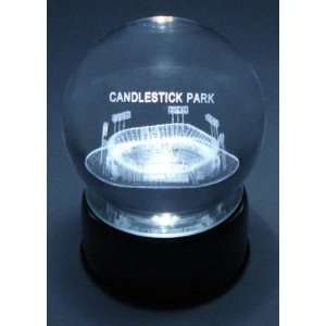  CANDLESTICK PARK WITH FOOTBALL FIELD CONFIGURATION ETCHED 
