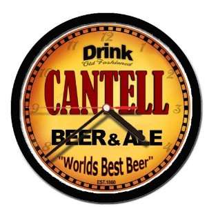  CANTELL beer and ale cerveza wall clock: Everything Else