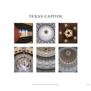  Texas Capitol 6 Views HIGH QUALITY MUSEUM WRAP CANVAS 