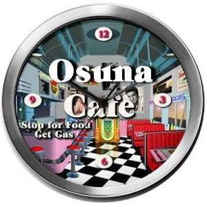  OSUNA 14 Inch Cafe Metal Clock Quartz Movement: Kitchen 