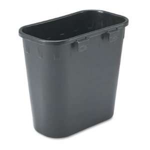  Paper Pitch Recycling Bin, Rectangular, Polyethylene, 1 