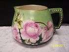 CAC Belleek Cidar Pitcher with Large Roses N/R