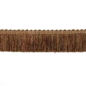   Gourdon Brushed Fringe Green/Brown By The Yard Arts, Crafts & Sewing