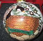 DEBBIE MUMM 12 DAYS OF CHRISTMAS ORNAMENT SIX GEESE A LAYING,MOUTH 