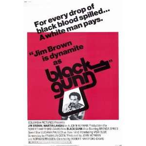  Black Gunn (1972) 27 x 40 Movie Poster Style A: Home 