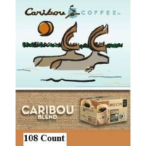  Caribou Coffee * CARIBOU BLEND * 6 Boxes of 18 K Cups 