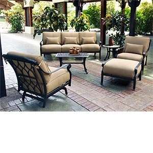 : Soleil 6 pc Deep Seating Collection Includes: 2 Action Club Chairs 