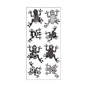   Pattern Stamps 4X8 Sheet   Frogs by Inkadinkado: Arts, Crafts & Sewing