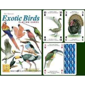Exotic Birds Playing Cards