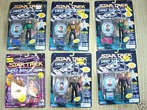 Star Trek 6 Deep Space Nine action figures, New on Card  