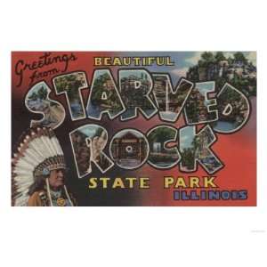  Illinois   Starved Rock State Park Premium Poster Print 