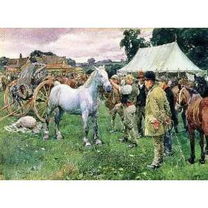    Sir Alfred James Munnings   Horse Sale Gouttelette