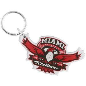   Miami University RedHawks High Definition Keychain: Sports & Outdoors