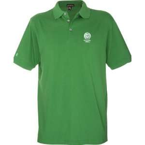   Rams Green Classic Pique Stainguard Polo Shirt