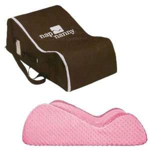 Nap Nanny N1000PINKKT Pink with Chocolate Travel Bag