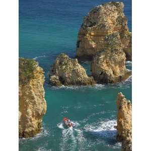 Excursion Boat to the Caves at Ponte Da Piedade Near Lagos, Algarve 