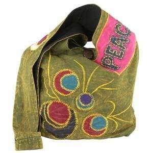  Earth Divas CBG 206 GN Cotton Young & Fun Handbags: Beauty