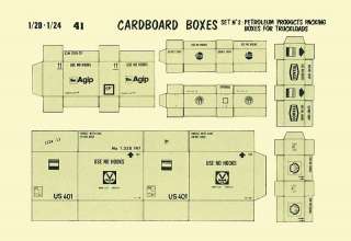 Verlinden 120 124 Cardboard Boxes/Petroleum, item #41  