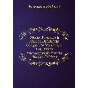   Internazionale Privato (Italian Edition) Prospero Fedozzi Books