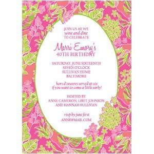  Lilly Pulitzer Personalized Invitations   Luscious 