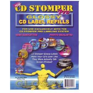  Stomp CD Stomper Pro 40 Glossy CD Label Refills 
