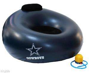 COWBOYS NFL Oversized INFLATABLE CHAIR w/ FREE Pump  