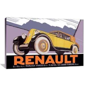 Renault   Gallery Wrapped Canvas   Museum Quality  Size: 48 x 32 by 