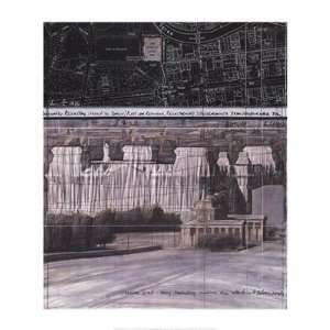  Wrapped Reichstag Project For Berlin   Poster by Christo 