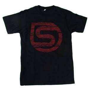  Sputnic Strung Out   Mens T Shirt   Black / Red: Sports 