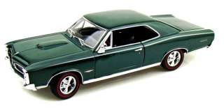 WELLY 19856 DARK GREEN 1:18 1966 PONTIAC GTO DIECAST MODEL CAR  