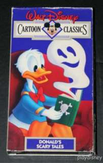 Disney Cartoon Classics Donalds Scary Tales 13 VHS 717951030030 
