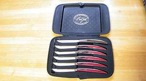 Chas. D. Briddell Carvel Hall Stainless Steel Steak Knife Set  