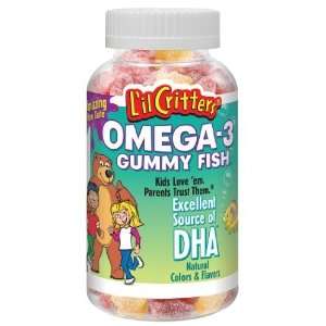  Lil Critters Gummy Fish Omega3 Size 120 Health 