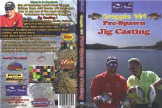 Fishing Crappie 101 Pre Spawn Jig Casting DVD NEW  