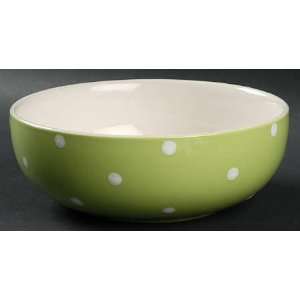  Spode Baking Days Green Coupe Cereal Bowl, Fine China Dinnerware 