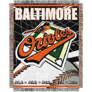 Baltimore Orioles MLB Triple Woven Jacquard Throw (MLB 