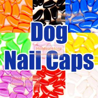 You are bidding on 50 pieces dogs nail caps and comes with 2 tube of 