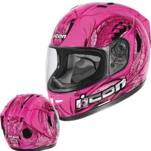  Icon Alliance SSR Speedfreak Helmet   2009   Small/Pink 