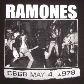Vintage Ramones T shirt CBGB May 4 1978 Classic Tee SzM  