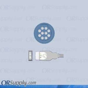  Burdick Spacelabs ECG Cable 3 Lead IEC Safety Din 