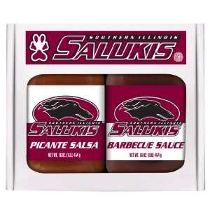  2 Pack SOUTHERN ILLINOIS Salukis Double Play BBQ Salsa 