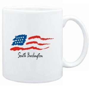  Mug White  South Burlington   US Flag  Usa Cities 