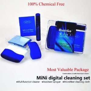   Microfiber Cleaning Cloths + Refillable Water Sprayer