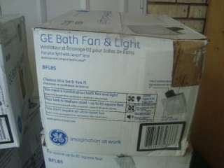 New Never Been Used GE BFL85 Bathroom Vent Fan 70CFM 4.0 Sones