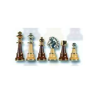     Italian Crafted Chessmen Set Gaming Equipment