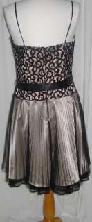   pageant brand new with tags large or 8 10 black with champagne color