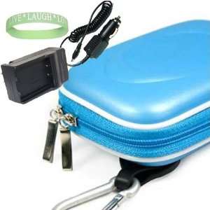 Compact Battery Charger Set and Digital Camera Carrying Case for Sony 