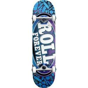  Real Roll Forever Large Complete Skateboard   8.0 Sports 